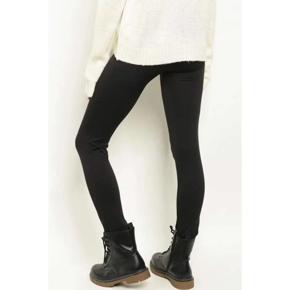 Winter Fleece Leggings Black - Picture 3 of 4
